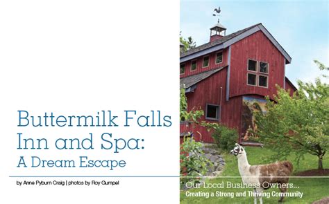 buttermilk falls inn  spa  dream escape visitvortex magazine