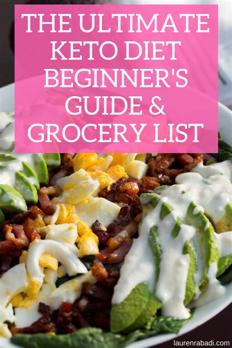 ultimate keto diet beginners guide grocery list