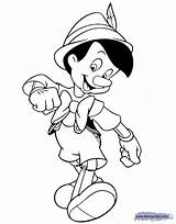 Pinocchio Pages Disney Printable Coloring Template Sketch sketch template