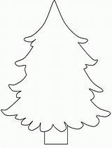 Tree Christmas Coloring Pages Blank Trees Big Clipart Color Clip Coloringhome Online Kids Line Cliparts Library Comments Popular sketch template