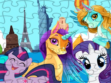 unicorns travel  world puzzle games