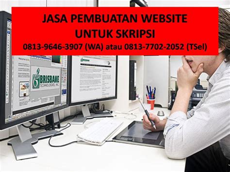 tsel jasa buat website  skripsi murah