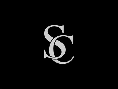 premium vector sc logo design