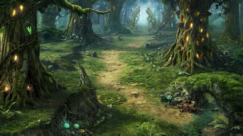 bosque fantastico fantasy art landscapes landscape dragon pictures