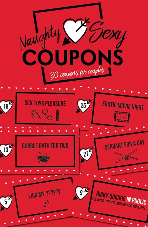 valentine s day naughty coupon book sex coupons t for couple sexy coupon book instant