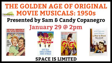 the golden age of original movie musicals 1950s livingston public