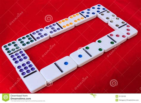 dominos stock photo image  shape gambling object