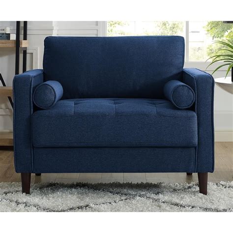 lifestyle solutions lillith mid century modern chair  navy blue lk lgfspgu blue accent