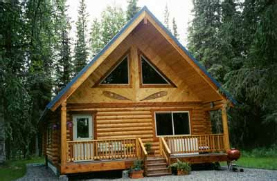 alaska log  frame cabin packages metal roofing  cabin plans