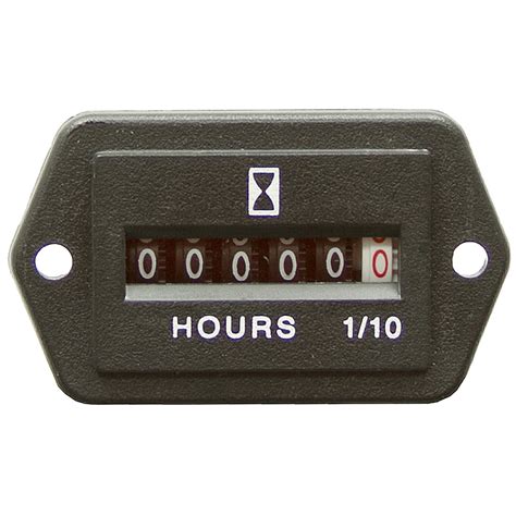volt dc hour meter rectangular  meters meters counters timers electrical www