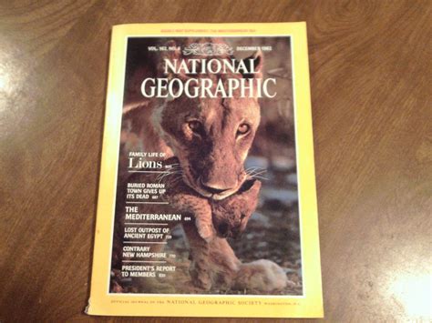 National Geographic Vol 162 No 6 December 1982 The