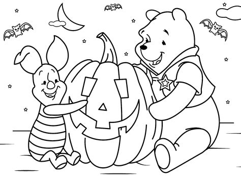disney fall coloring page  printable coloring pages