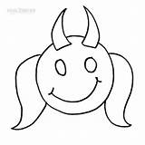 Smiley Face Coloring Pages Line Printable Drawing Cool2bkids Kids Getdrawings sketch template