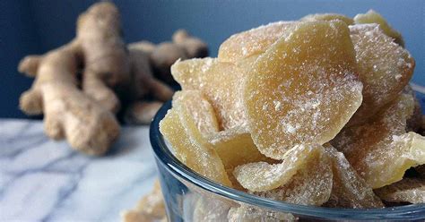 crystallized ginger candy recipe  easy nutritious treat