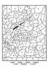 Color Numbers Adult Coloring Pages Kids sketch template