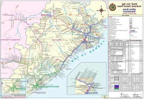 kalahandia  map  east coast railway shows kantabanji jeypore