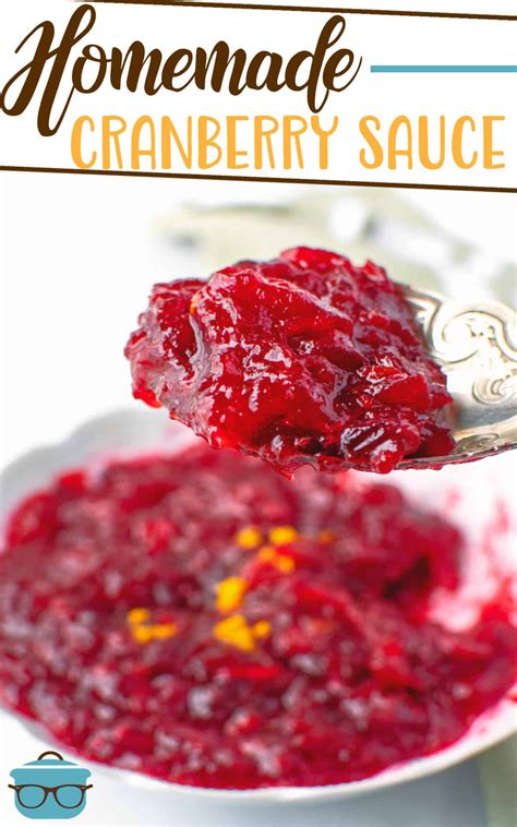 easy homemade cranberry sauce recipe the country cook