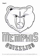 Grizzlies Memphis Tutorials Drawingtutorials101 sketch template
