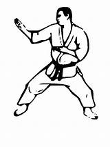Arti Marziali Karate sketch template