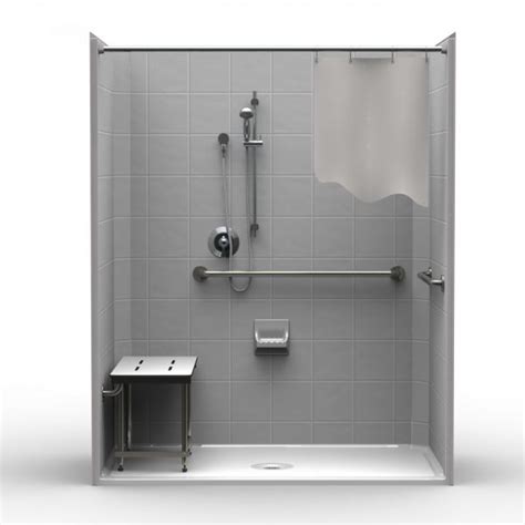 Commercial Ada Shower Stalls Handicap Accessible Showers