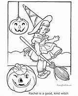 Coloring Witches Witch Halloween Popular sketch template