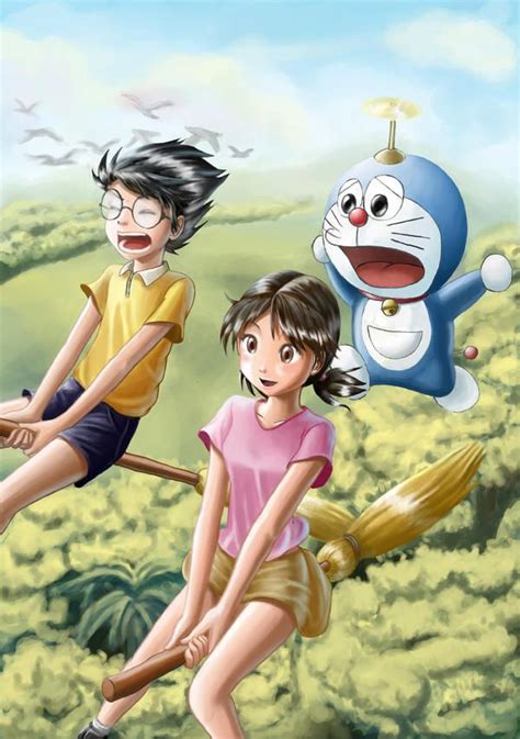 Doraemon Fan Art By Dsabotender Doraemon Cartoon Doremon Cartoon