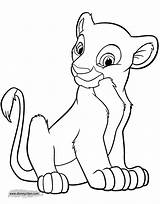 Coloring Nala Lion Pages King Disneyclips Funstuff sketch template