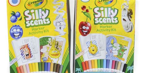 crayola silly scents stinky  sweet marker activity kits whats