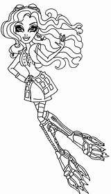 Monster High Robecca Coloring Steam Pages Getcoloringpages sketch template