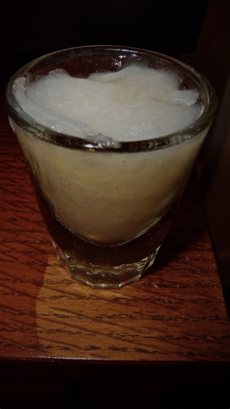sperm filled glass