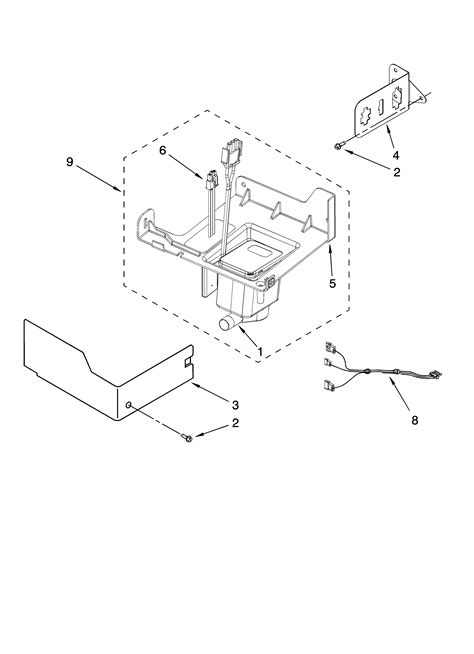 ice maker parts diagram alternator