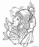 Tattoo Coloring4free Coloring Pages Printable Related Posts sketch template