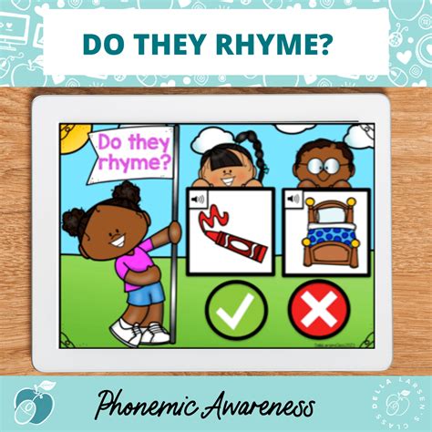 types  rhyming activities  increase phonemic awareness della