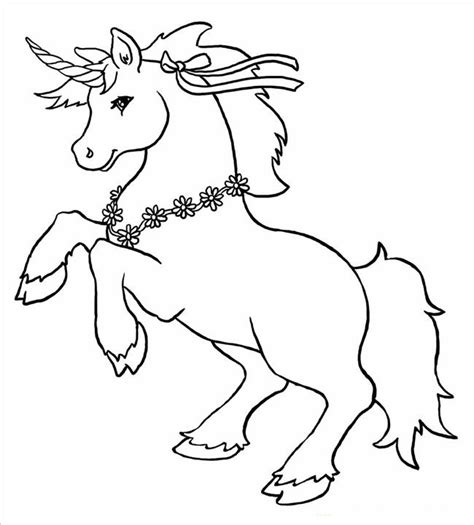 unicorn big coloring page  printable coloring pages