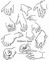 Hands Drawing Draw References Examples Kids Children Childrens Men Techniques Drawinghowtodraw sketch template