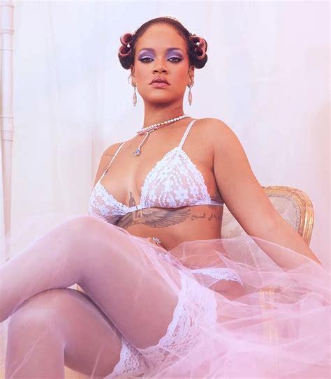 Rihanna Sexy In Lingerie For Fenty Promotion 22 Photos