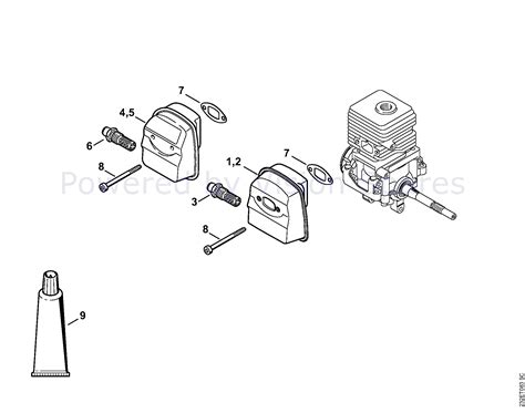 stihl fs  parts diagram diagram