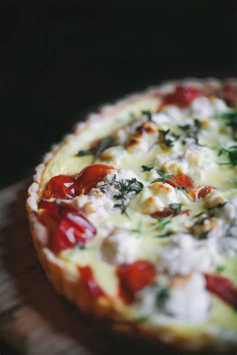 Roasted Red Pepper And Goat Cheese Tart Celebrate Creativity