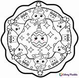 Coloring Mandalas sketch template