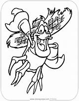 Sebastian Flounder Disneyclips sketch template