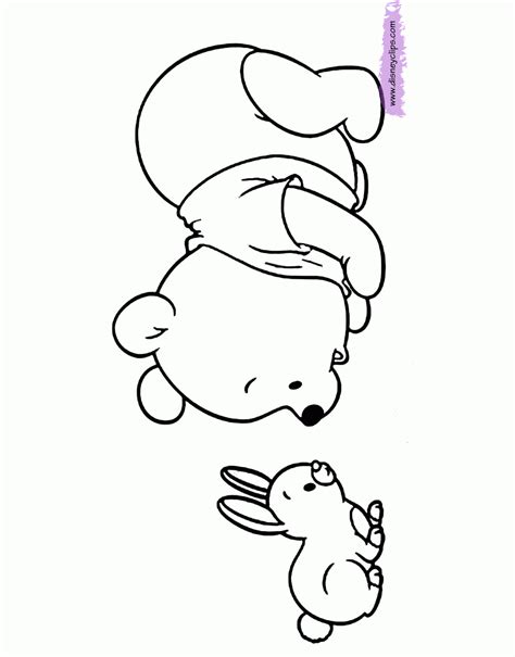 baby winnie  pooh drawing baby pooh coloring pages disney coloring