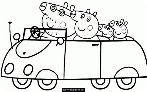 peppa pig daddy pig coloring pages coloring home