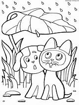 Coloring Pages Magic Woof Kitten Named sketch template
