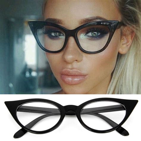 womens 1960 s retro vintage accent cat eye eyeglass frames glasses