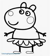 Peppa Pig Suzy Sheep Coloring Pages Choose Board sketch template