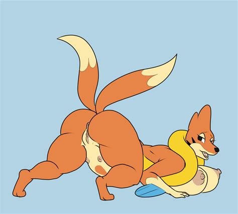 Rule 34 2016 2 Tails All Fours Anthro Anthrofied Anus Areolae Ass Ass