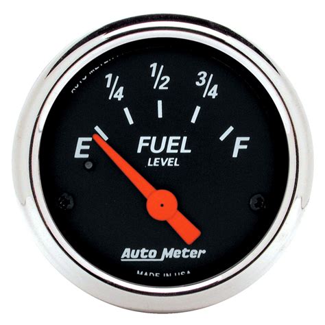 auto meter  designer black series   fuel level gauge