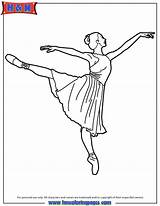 Coloring Ballet Pages Dance Ballerina Positions Coloriage Tutu Dancing Printable Dress Ballets Ballerines Popular sketch template
