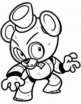 Freddy Nights Five Freddys Coloring Pages Drawings Fazbear Getdrawings Clipartmag Chibi sketch template