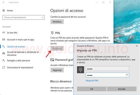 Windows 10 Accedere All Account Con Il Pin Al Posto Della